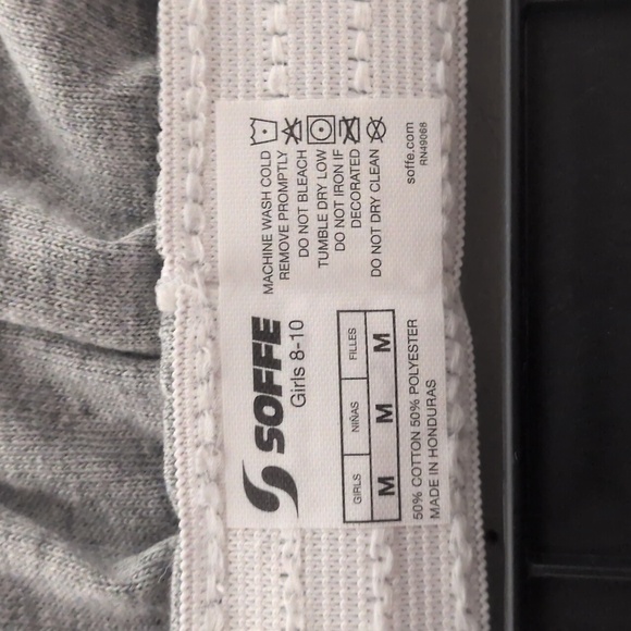 Girl's Soffe Black and Gray Athletic Shorts Set Of 3 Size Medium 8-10 NWT Cheer - Picture 4 of 5